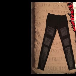 Express black Moto leggings